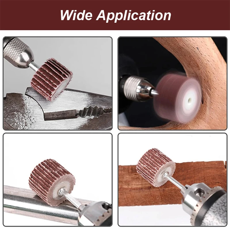 Extrafeine 600/800/1000 Korn Mini-Lamellenschleifscheiben für Dremel – Schleifzubehör für Rotationswerkzeuge, DIY-Schleifen & Polieren – Detail 5