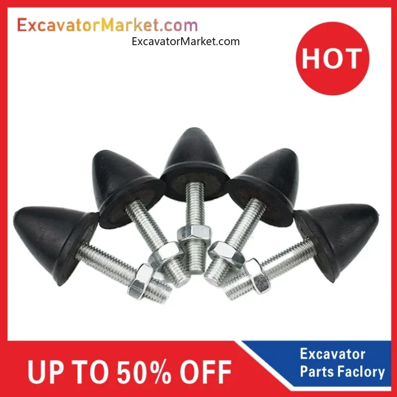 

Excavator Parts Excavator Parts For Doosan Dx55 60 80 150 215 260-9 Door Top Rubber Anti-Collision Adhesive Accessories