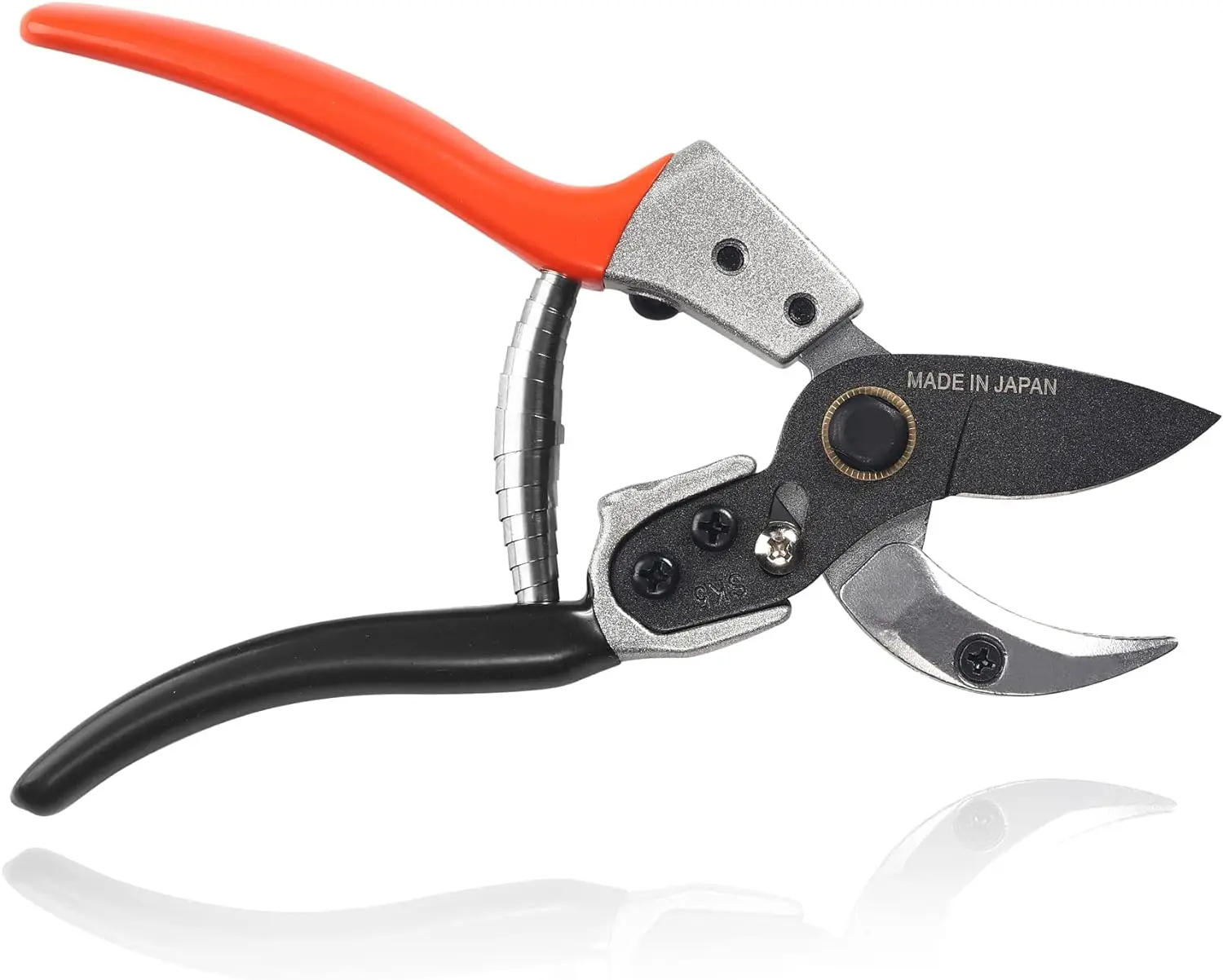 Anvil Pruning Shears [Made In Japan] Professional 8 Inch Heavy Duty Garden Shears Secateurs With Ergonomic Handle, Hand Pruners