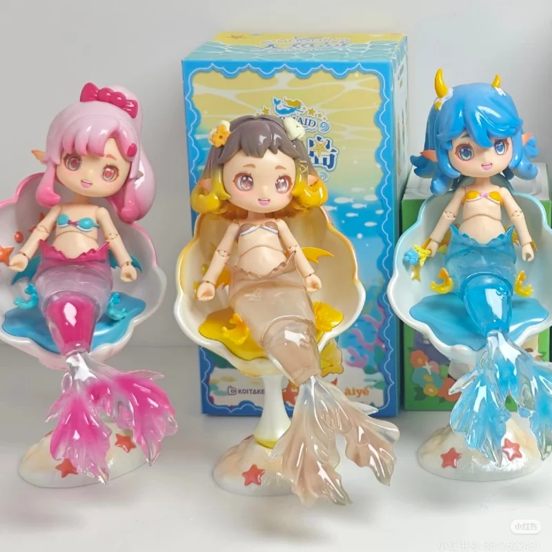 

In Stock Original Mermaid Island Serise Trendy Blind Box Exquisite Decoration Collecte Surprise Festival Gift Toys For Firends