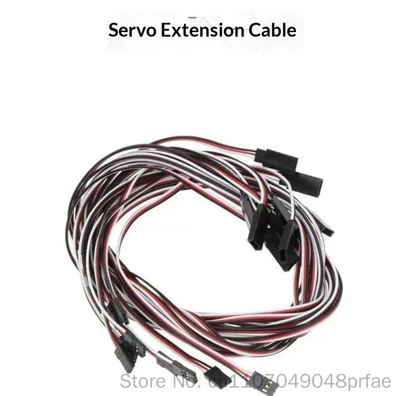 10pcsjr Servo Extension Cable Motor Vehicle And Vessel Model Aircraft Model Fixed Wing 30 Cores Size 10/20/30/50/100cm