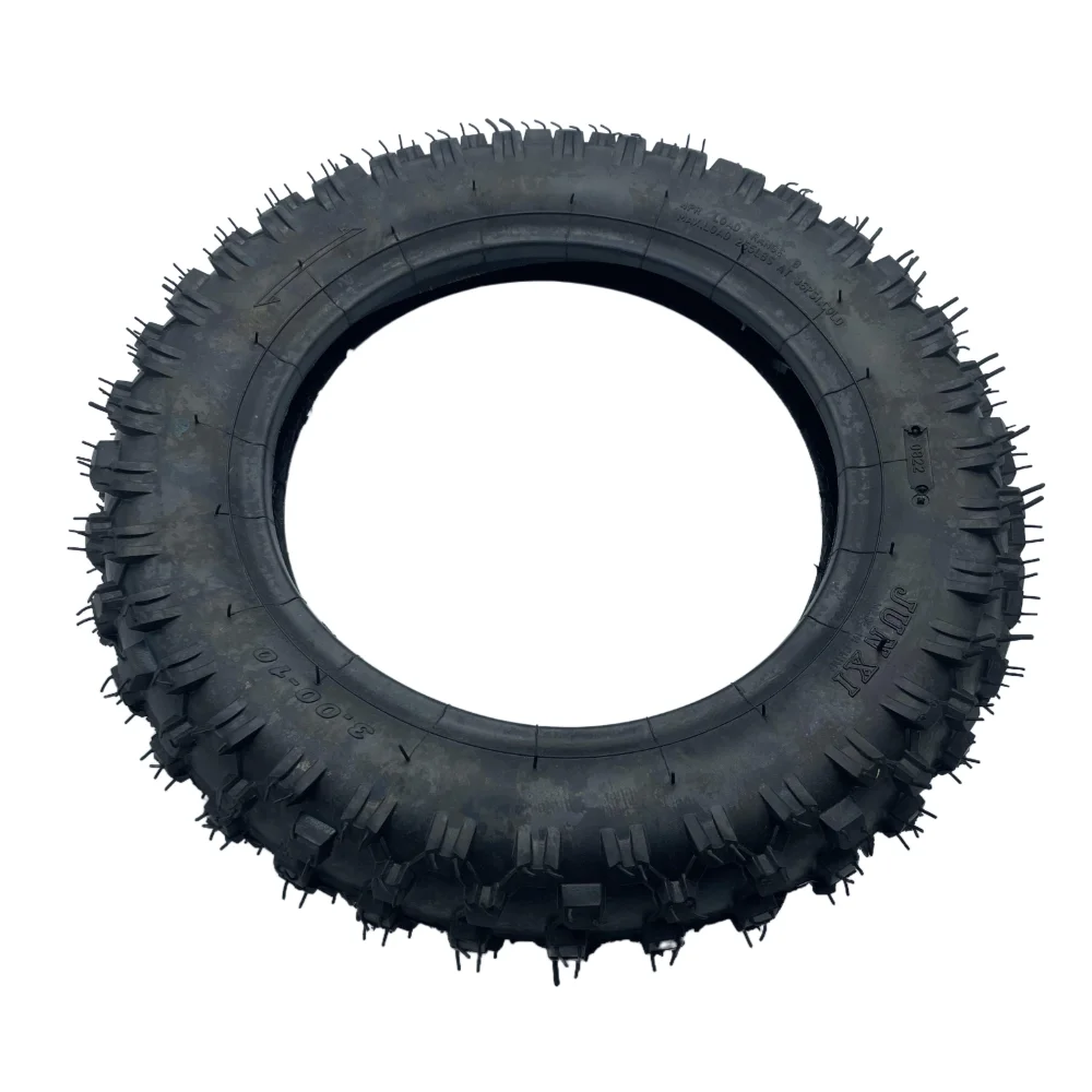 

Rear 3.00-10 Dirt Bike Tire with QD015 Knobby Tread