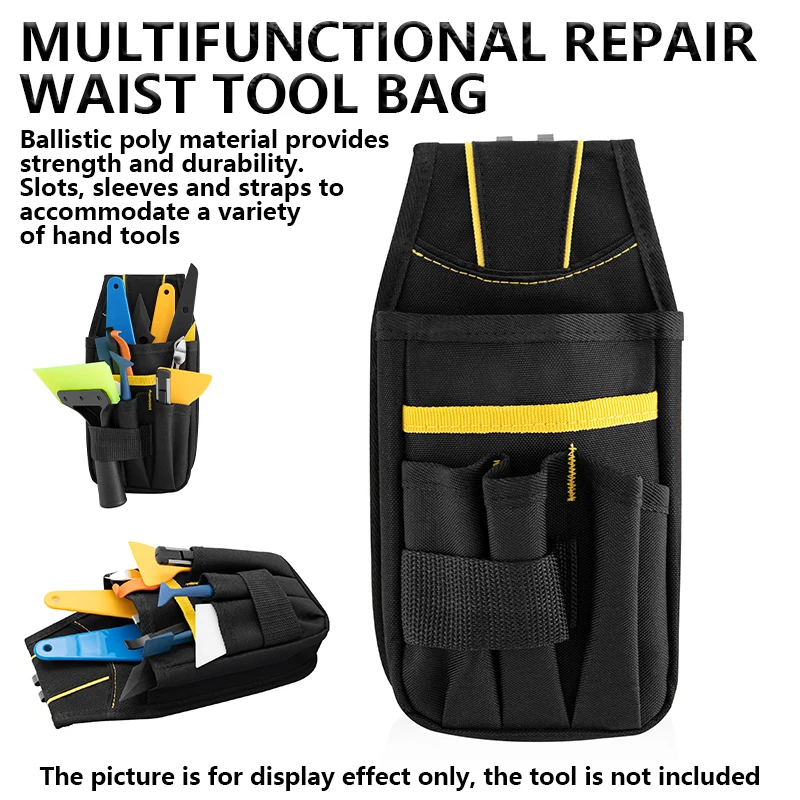 

Multi-Pockets Oxford Cloth Tool Belt Bag Portable Car Vinyl Wrap Storage Organizer Window Tint Storage Bag for Car Tint Tools
