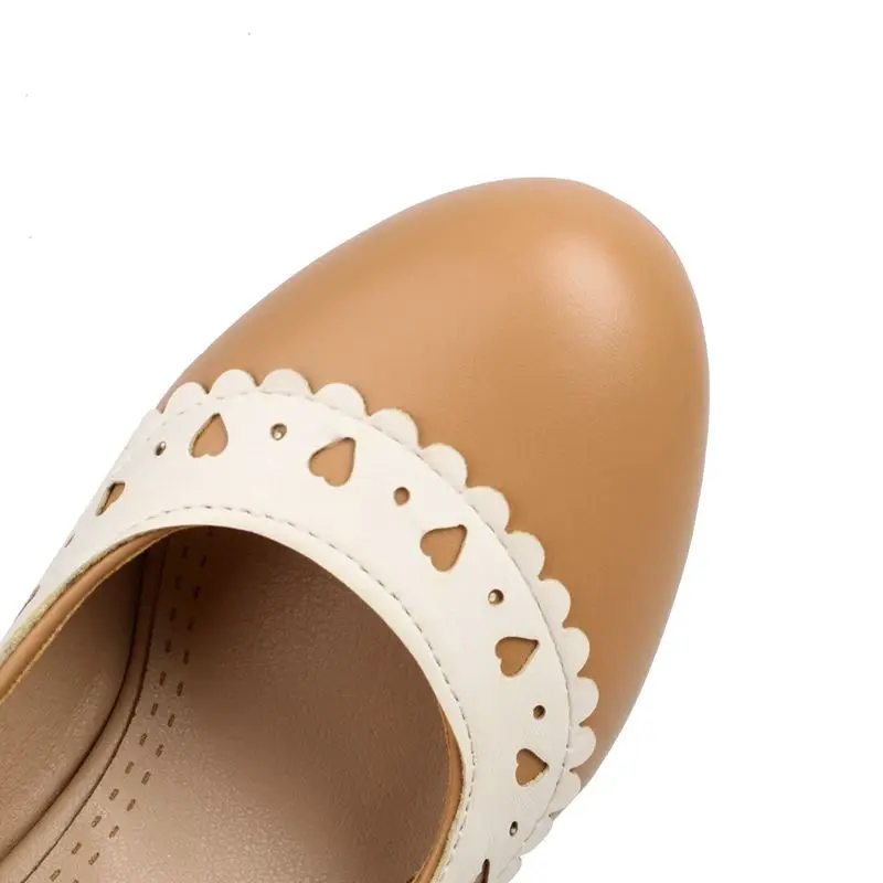 أورشا ليزا الحلو المرأة ماري جينس مضخات جولة تو 7 سنتيمتر كتلة كعب منصة مشبك حزام الأزرق حجم كبير 45 يؤرخ نمط الحفلات