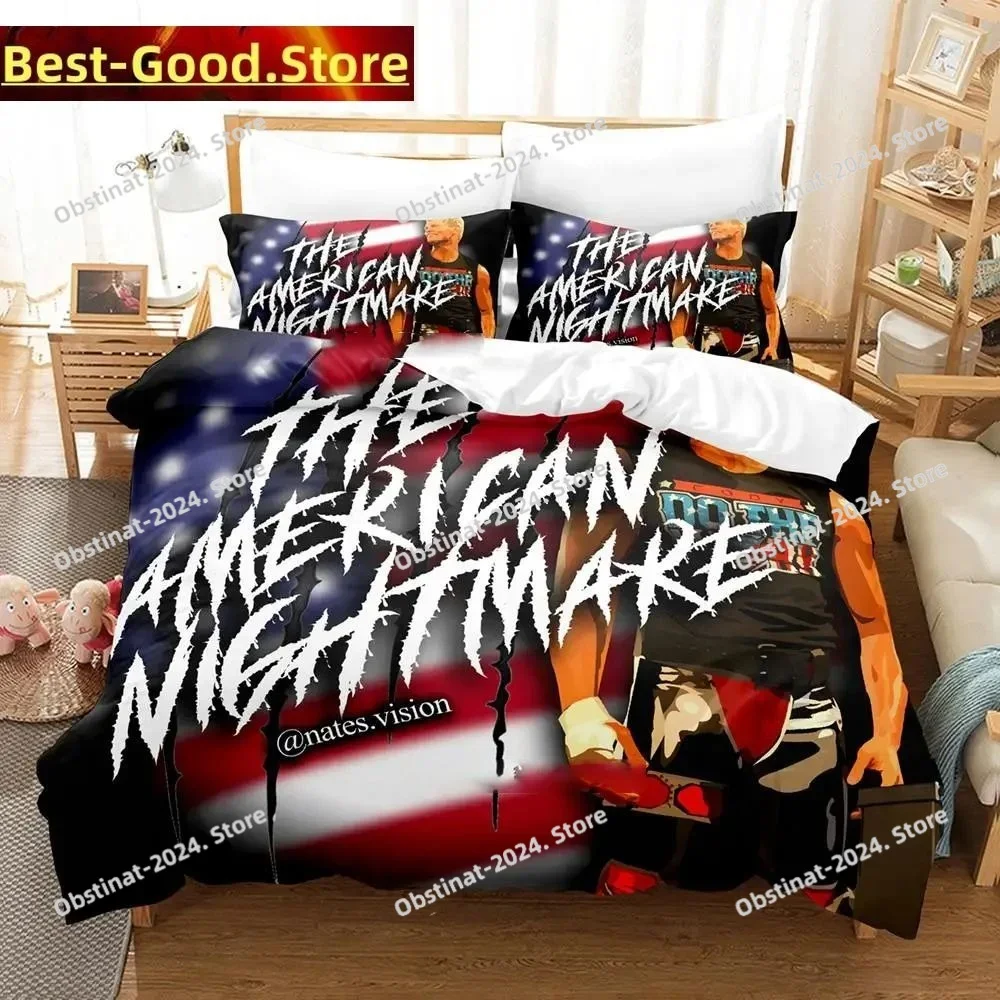 

Cody Rhodes American Nightmare Bedding Set Printed single Comforter Quilt Duvet Cover Pillow Case 3 Pieces Sets Kids Adult Size
