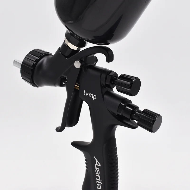 Auarita Pistol Semprot Baru Mini AUARITA NOVA Lampu LVMP Pistol Semprot Lukisan Otomotif 1.0Mm Pistol Semprot Profesional dengan Atasan 250CC