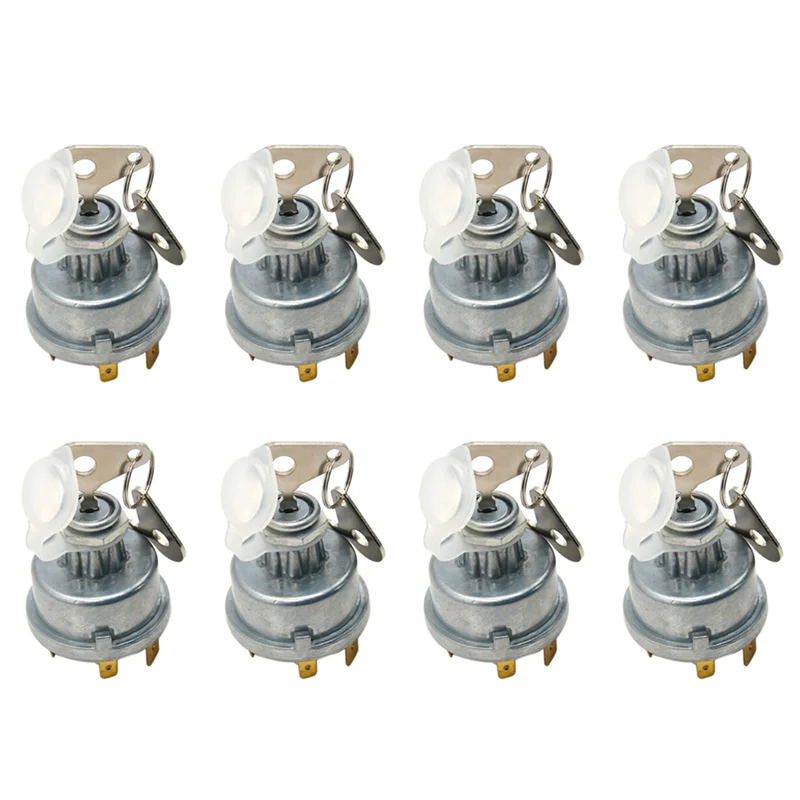 

A77Q-8X Universal Tractor Plant Ignition Switch With Keys Ignition Starter For 128SA Massey Ferguson 30 275 Case JCB 35670