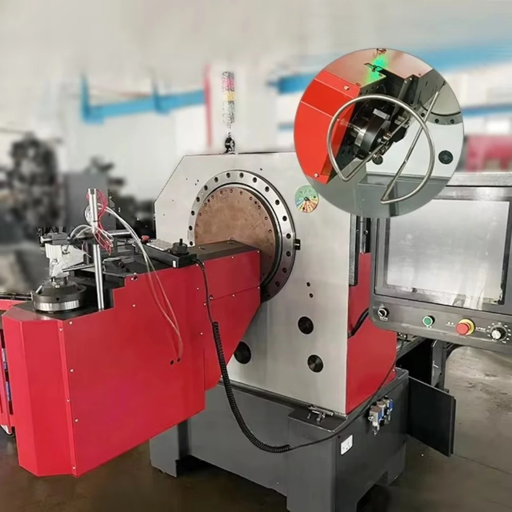 3D CNC ثني الأسلاك الأوتوماتيكي BR413CNC | سلك فولاذي C1018 مخصص 2-13 مم #2