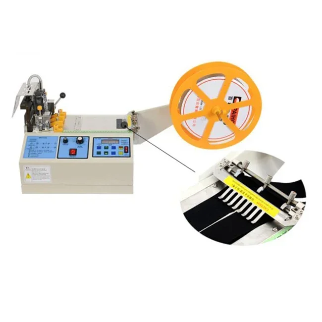 Hot sales Gift swallowtail belt mask melt blown fabric automatic belt leather rubber cutting machine