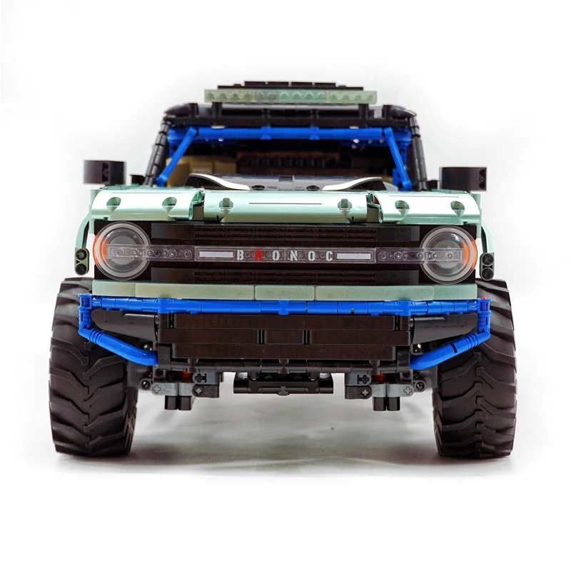 High-end PANLOS 673101 MOC Green Red Technical Off-road Vehicle Model Building Blocks Bricks Puzzle DIY Toy Christmas Gifts Kids