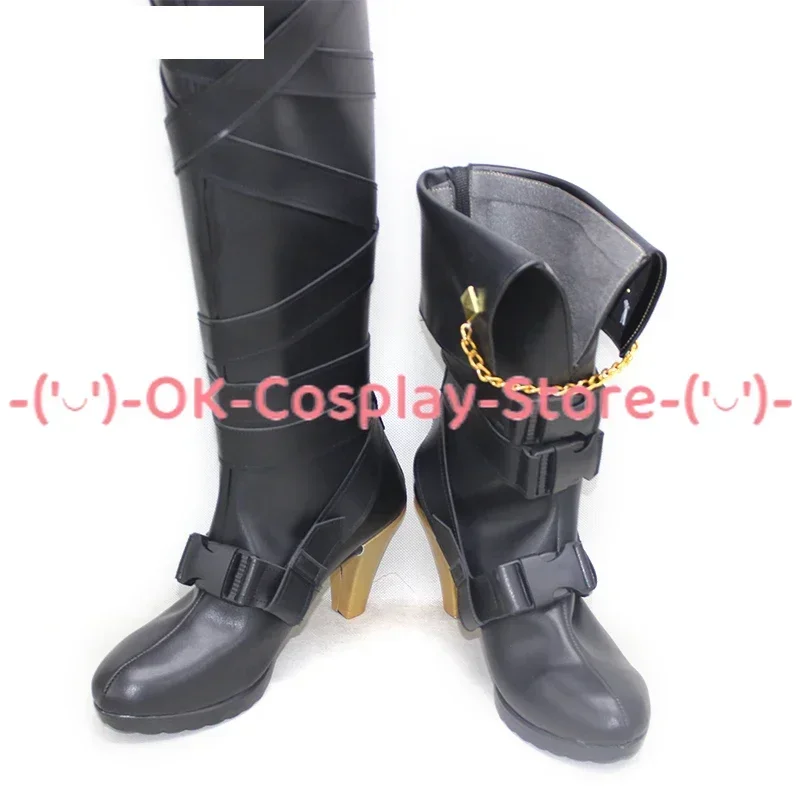 [Personalizzato] Vtuber Aster Arcadia Scarpe Cosplay Anime Gioco di ruolo Costume Prop Halloween Carnevale Festa Festa Stivali in pelle PU