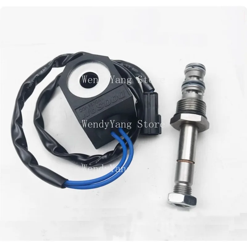 

Excavator Pilot Solenoid Valve Core Coil For Doosan Daewoo 150/220/225/300-5-7