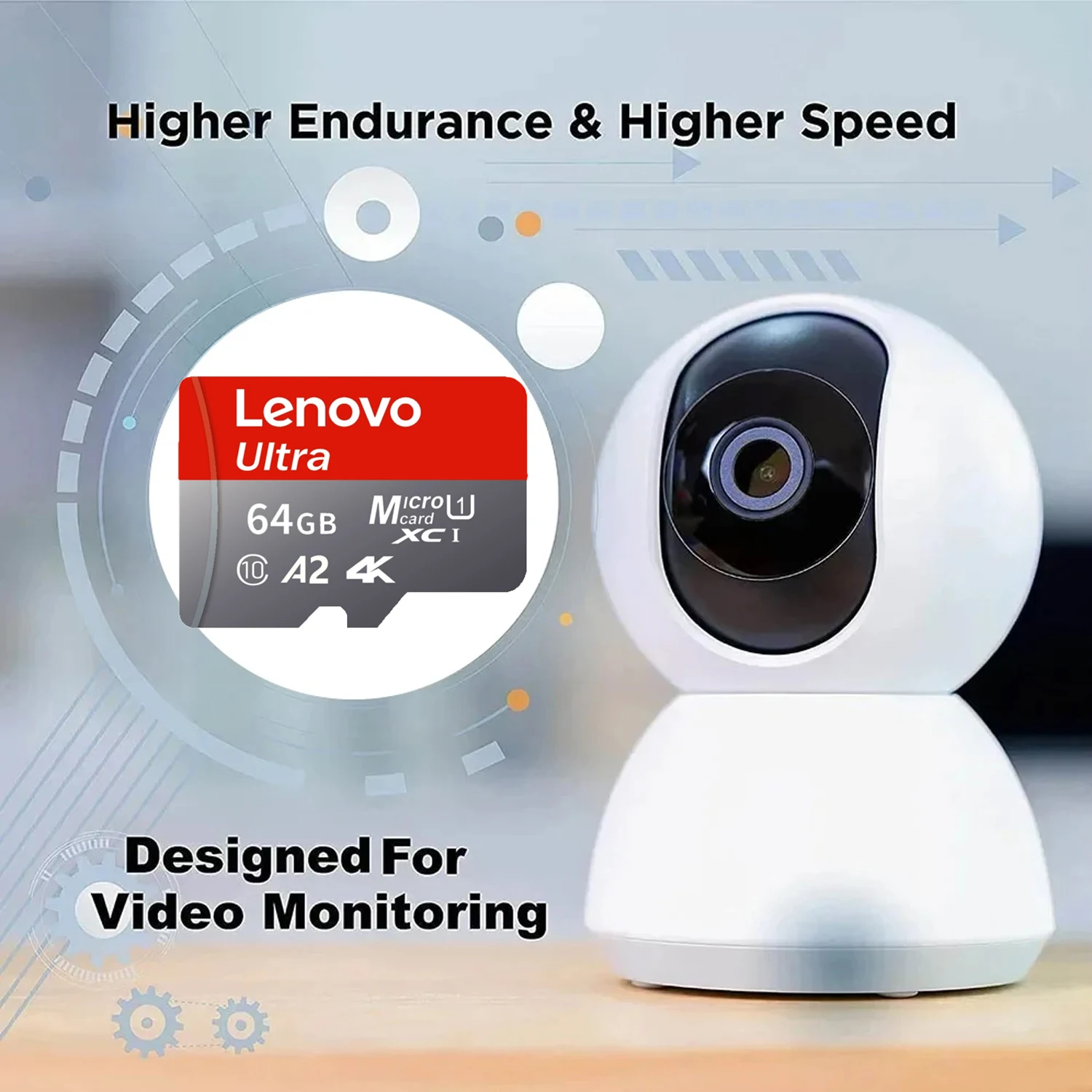 Lenovo SD Card High Speed Micro SD Card for Nintendo Switch 512GB 256GB 128GB 64GB U3 V30 Stable Performance SD Memory Card image 2