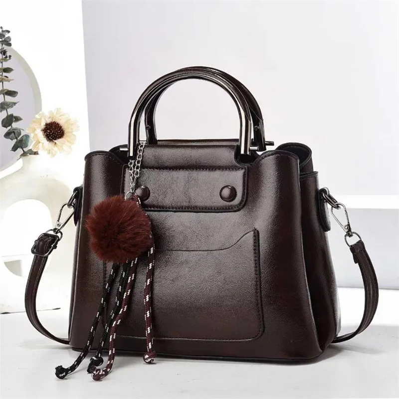 New fashionable and popular wrist foreign style pendant portable bucket bag high quality shoulder messenger women's bag large