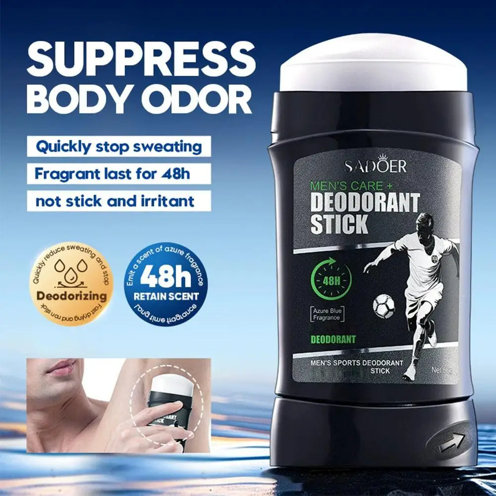 50g Fresh Deodorant Solid Cream, Effectively Controls Underarm and Body Odor, Gentle Skin Care Formula, For Men and Women