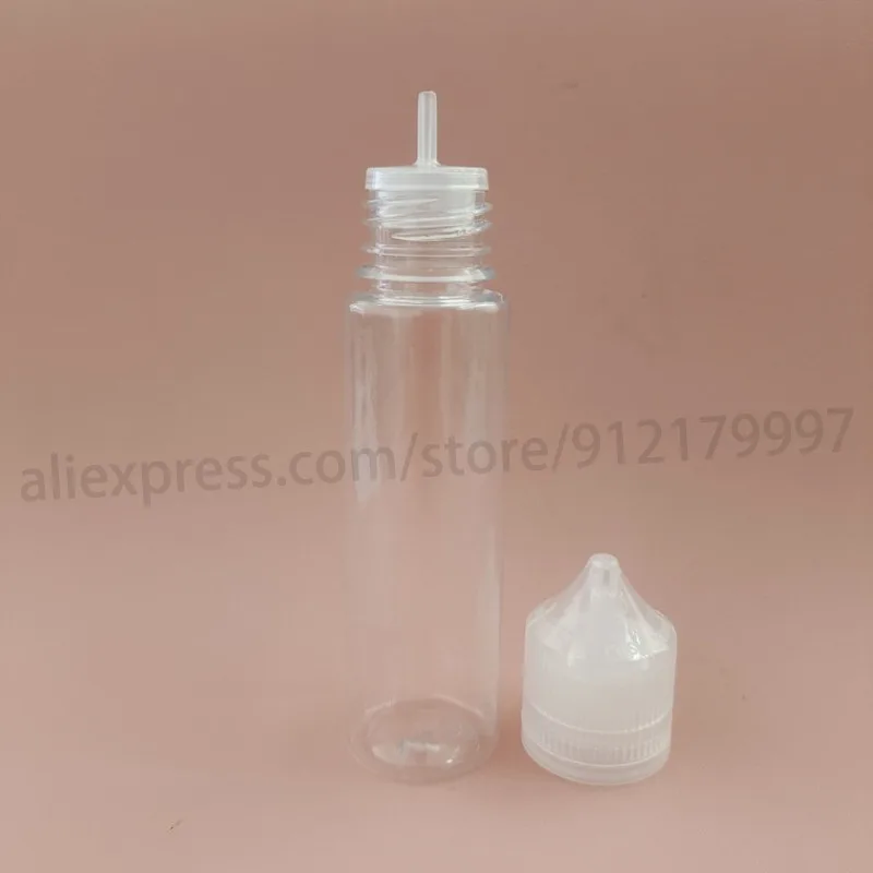 100 Stuks 60Ml Lege Druppelfles Diy Navulling Fles Zachte Huisdier Applicator Fles Met Kindveilige Dop Uitgifteflessen