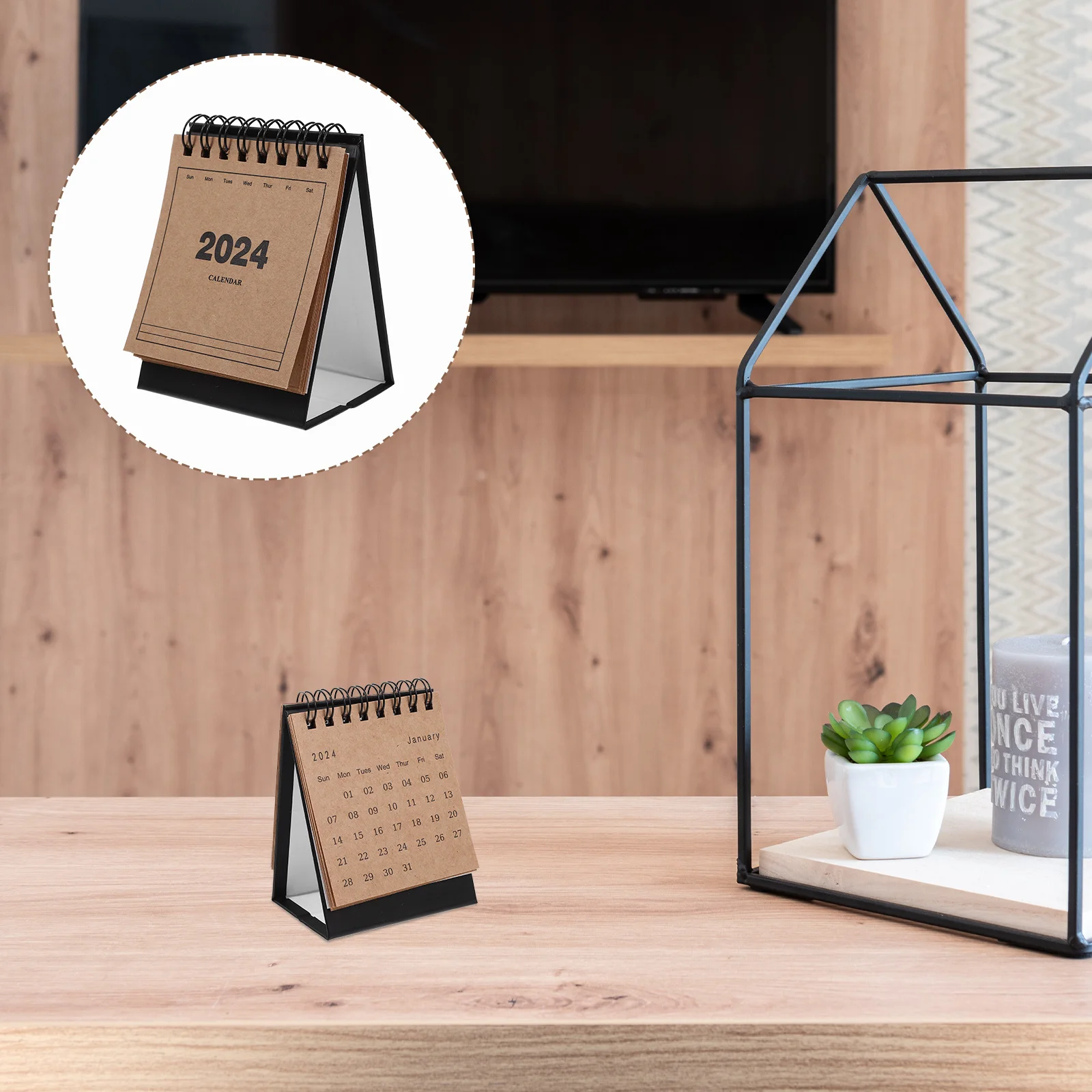 

Mini Standing Mini Desk Flip Desktop For Office Home Daily Use Monthly Decorative Monthly Calendar Small Desk Calendar