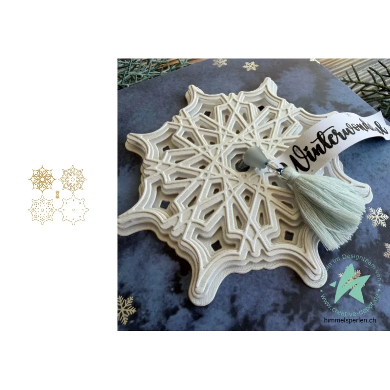 New Product Pre-sale Winter Parent-child Cutting Dies and Stamps DIY Scrapbook Album Decoration Embossed Paper Card