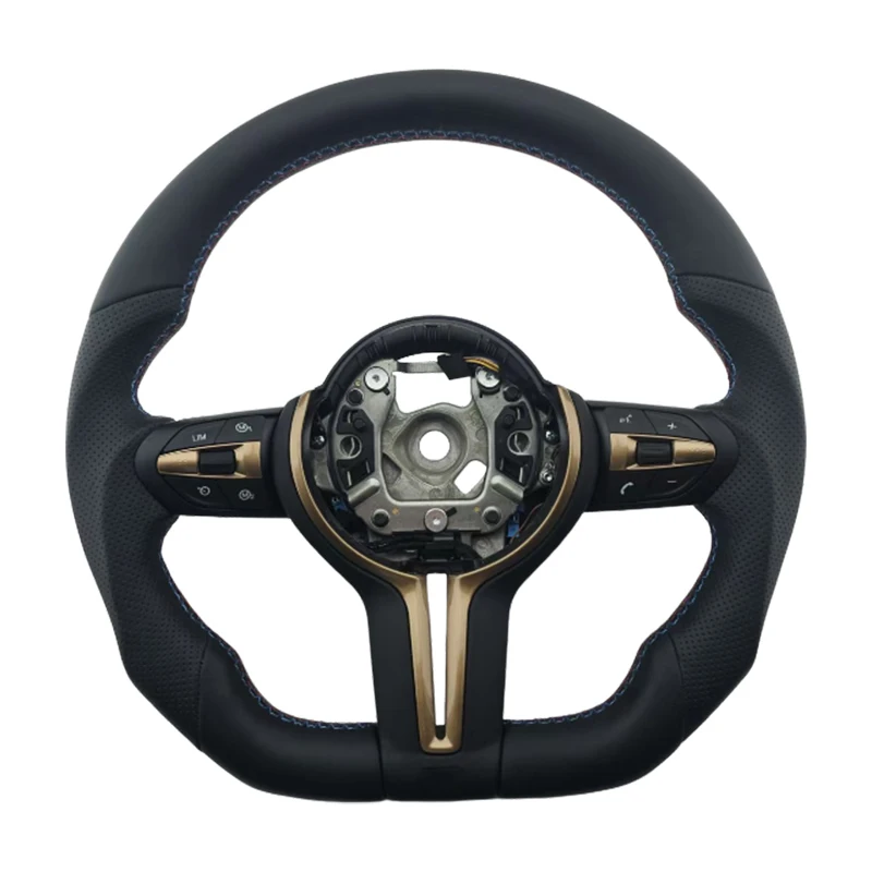 

Лидер продаж, качественный перфорированный кожаный руль для BMW 3 серии 5 серии M3 M5 M6 F10 F20 F30 F90, автомобильный руль