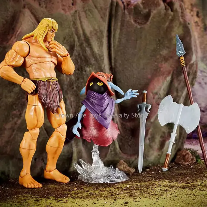 

Mattel Masters of The Universe Revelation Savage He-man Action Figure with Orko 7-Inch Motu Trendy Collectible Toys Holiday Gift