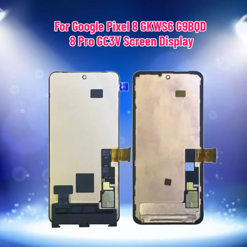 

OLED Display for Google Pixel 8 GKWS6 G9BQD Screen Display Touch Digitizer Assembly Pixel 8 Pro GC3VE Screen Replacement
