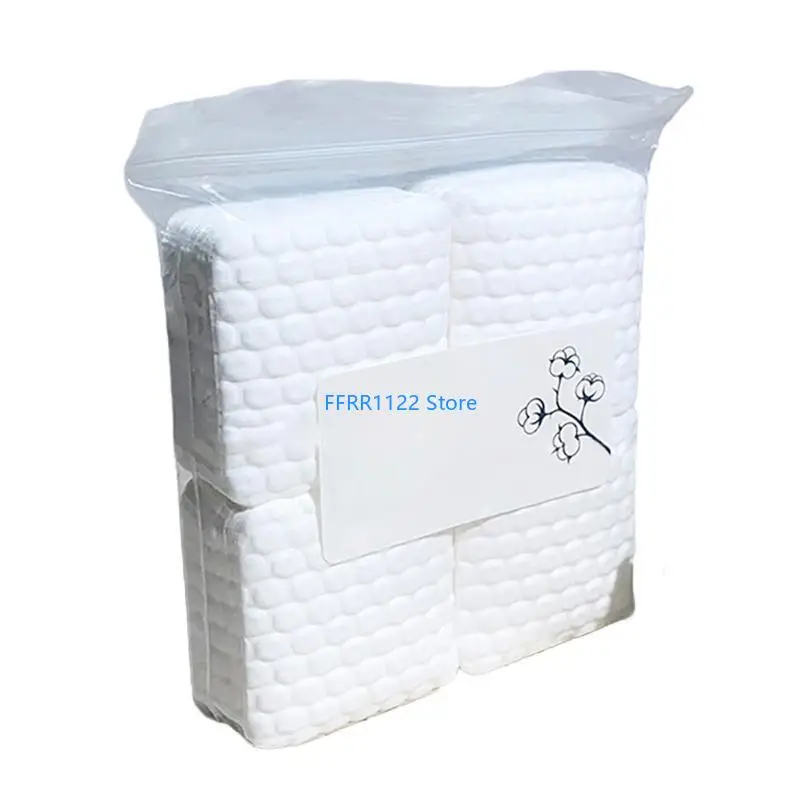 y1uf 200/500pcs مناديل الظفر الحرة ، 200/500pcs منصات تنظيف الأظافر غير المنسوجة