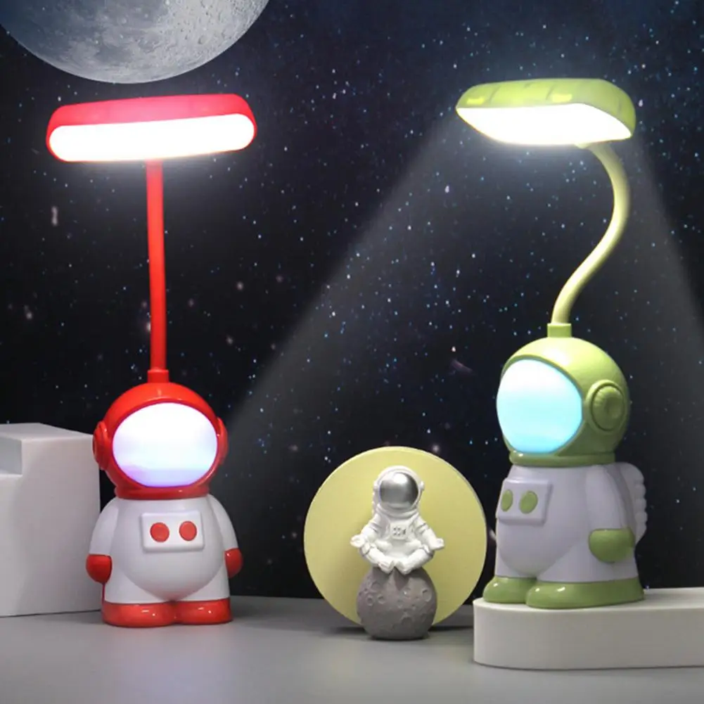 Useful LED Table Lamp Rechargeable Decorative Soft Lighting Indoor Astronaut Nigh Lamp LED Reading Light