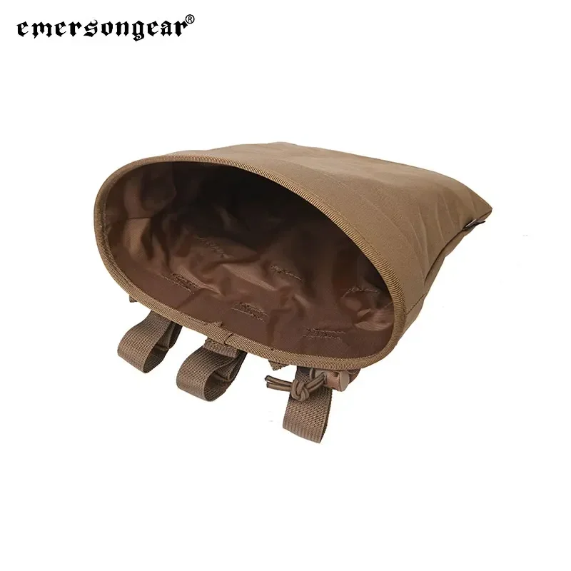 Emersongear Comabt Magazine Dump Pouch Foldable EDC Mag Drop Bag MOLLE Utility Airsoft Hunting Training Nylon