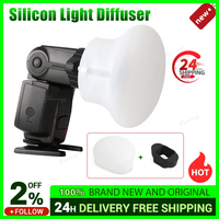Magnetic Silicon Light Diffuser Sphere Modular Flash Photography Accessories for Magmod for Canon Nikon Yongnuo Camera Speedlite