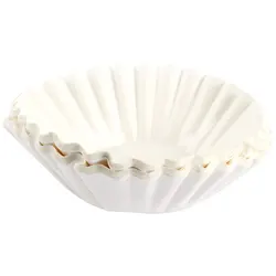 50/100Pcs Basket Coffee Filters Replacement White Coffee Paper Pod Coffee Paper Filters Disposable for 8-12 Cup Coffee Makers