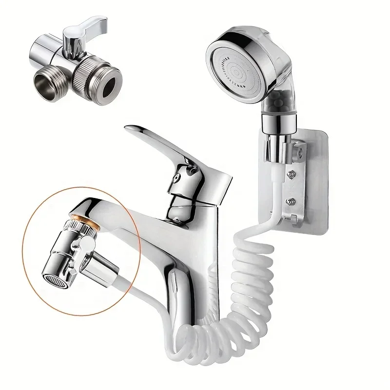 Faucet Switch Adapter Kitchen Sink Splitter Diverter Valve Water Tap Connector For Toilet Bidet Shower Bathroom Accessories image 2