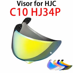 C10 Visor for HJC HJ34P Helmet Shield Replace Anti-UV Anti-Scratch Dustproof Wind Shield Motorcycle Accessories