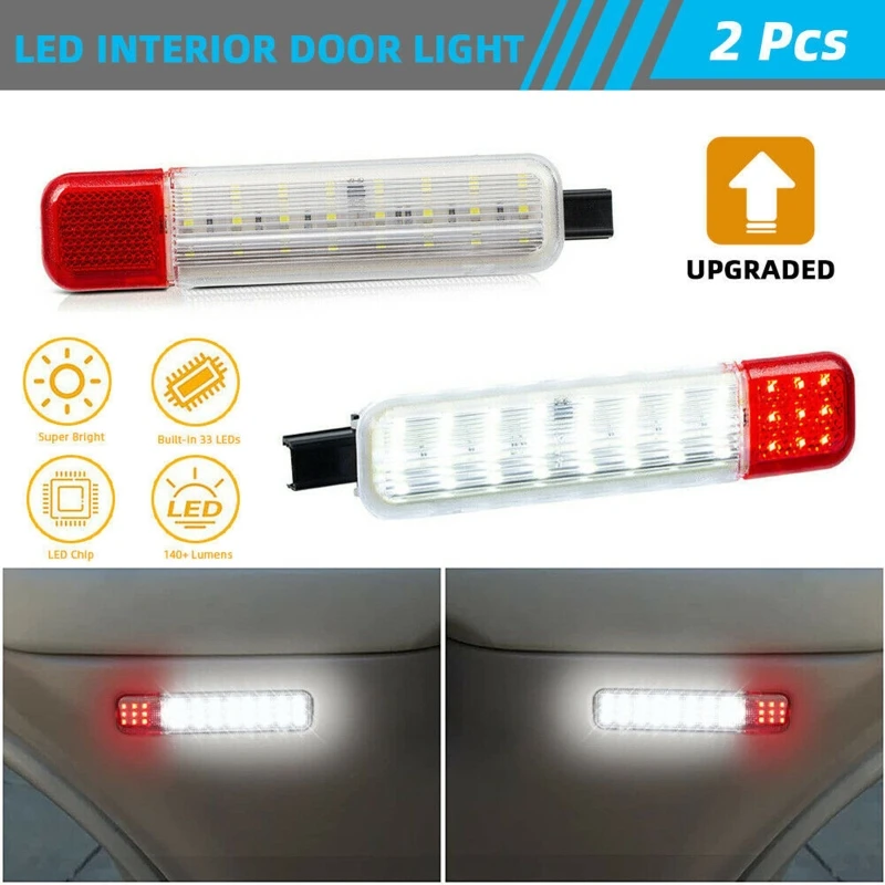 Compatible with Silverado Suburban 1995-2007 15021517 15021518 923-103 923-104 LED Door Panel Courtesy Light Lamp 1 Pair