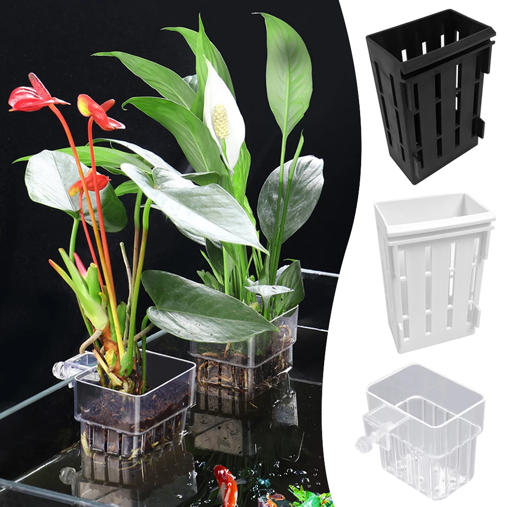 Fish Tank Hydroponic Planting Basket Practical Fishtank Decorative Aid For Aquaponics