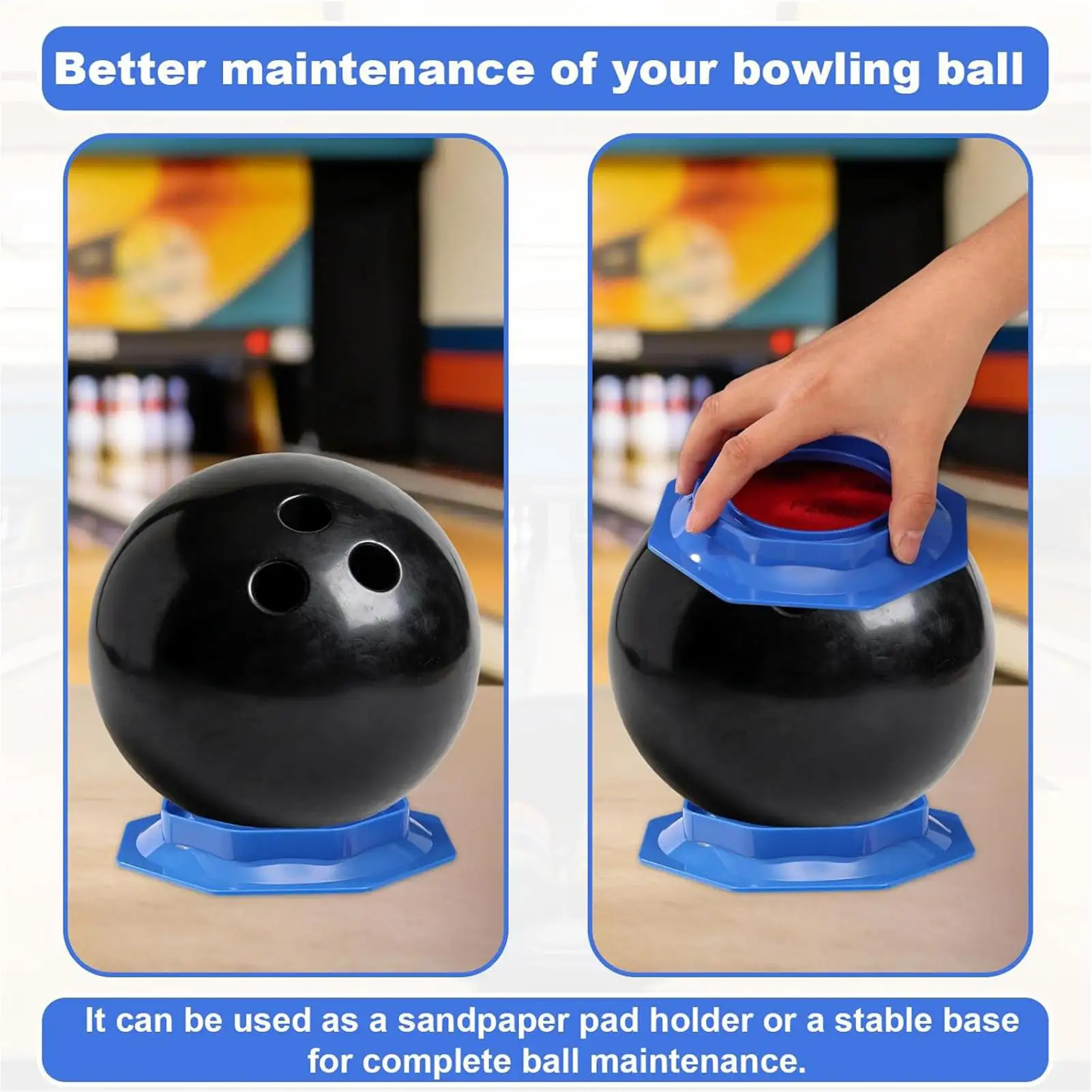 

Набор для полировки шаров для боулинга, портативный профессиональный универсальный полировщик, набор для чистки шаров, чашка для шаров для ежедневных тренировок