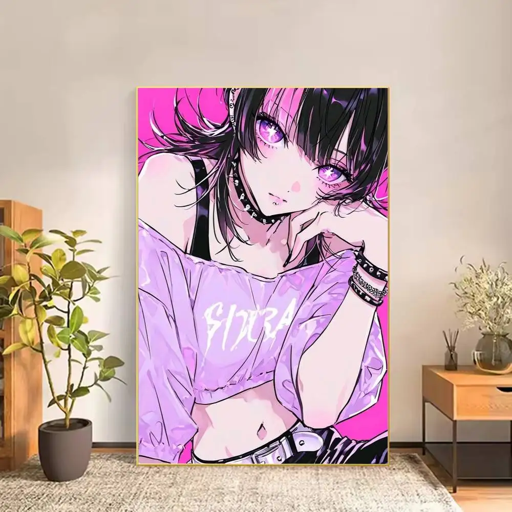 K-Kirara H-Hoshi Poster Versatile HD Waterproof Wall Art Self-Adhesive Decor for Any Space Ideal Gift