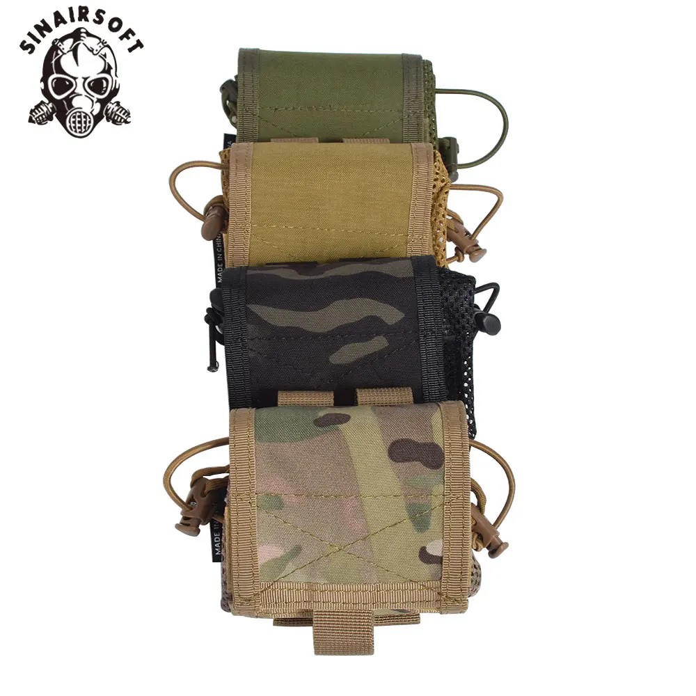 New Tactical Molle Folding Dump Drop Magazine Recycling Pouch Airsoft Paintball Outdoor Hunting Nylon Tool Foldable Bag