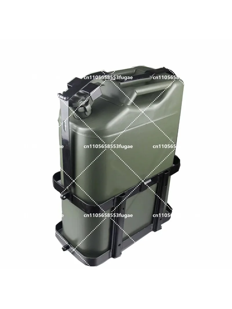 Universal Jerry Gas Can Holder Fuel Tank Rack For Motorcycle 20L Cans Carbon Steel Stand Bracket