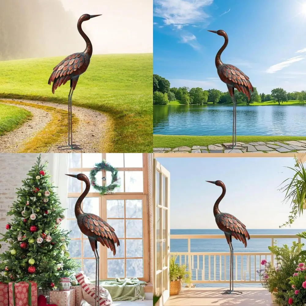 

Большие металлические садовые статуи и скульптуры с краном для художественного украшения двора на открытом воздухе, идеально подходят для улучшения эстетики сада