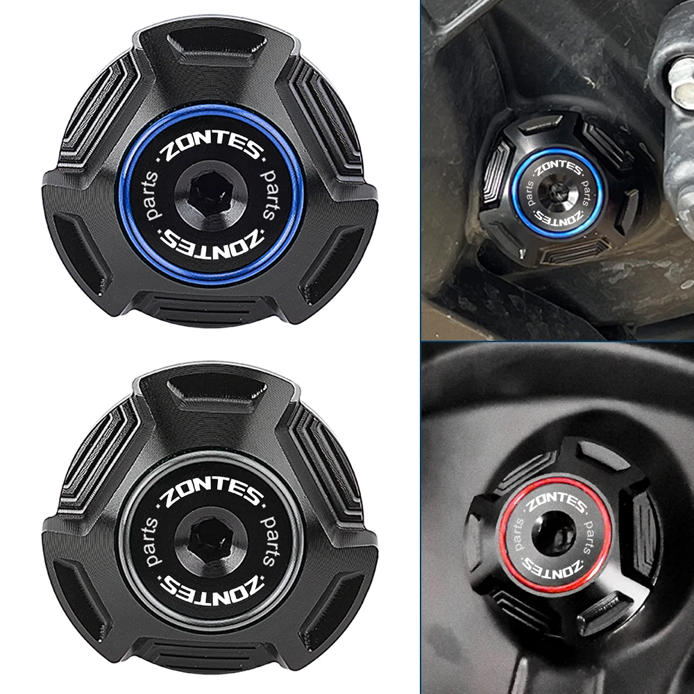 

For ZONTES 368G 368D 368E 368M 368K 350D 350E 350M 2023-2025 Motorcycle Accessories Engine Oil Filler Cap Plug Screws Aluminum