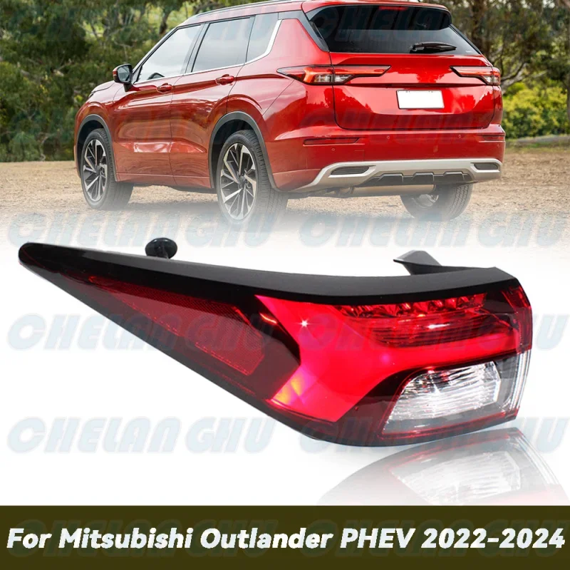 

LED Tail Light For Mitsubishi Outlander PHEV 2022 2023 2024 Left Outer Side Rear Lamp Brake Light Car accessories