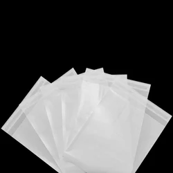 Branco Semitransparente Revestido Cera Saco De Papel, Biodegradável e Ambientalmente Amigável Sacos De Embalagem, Mercearia Envelope Envio, 100Pcs