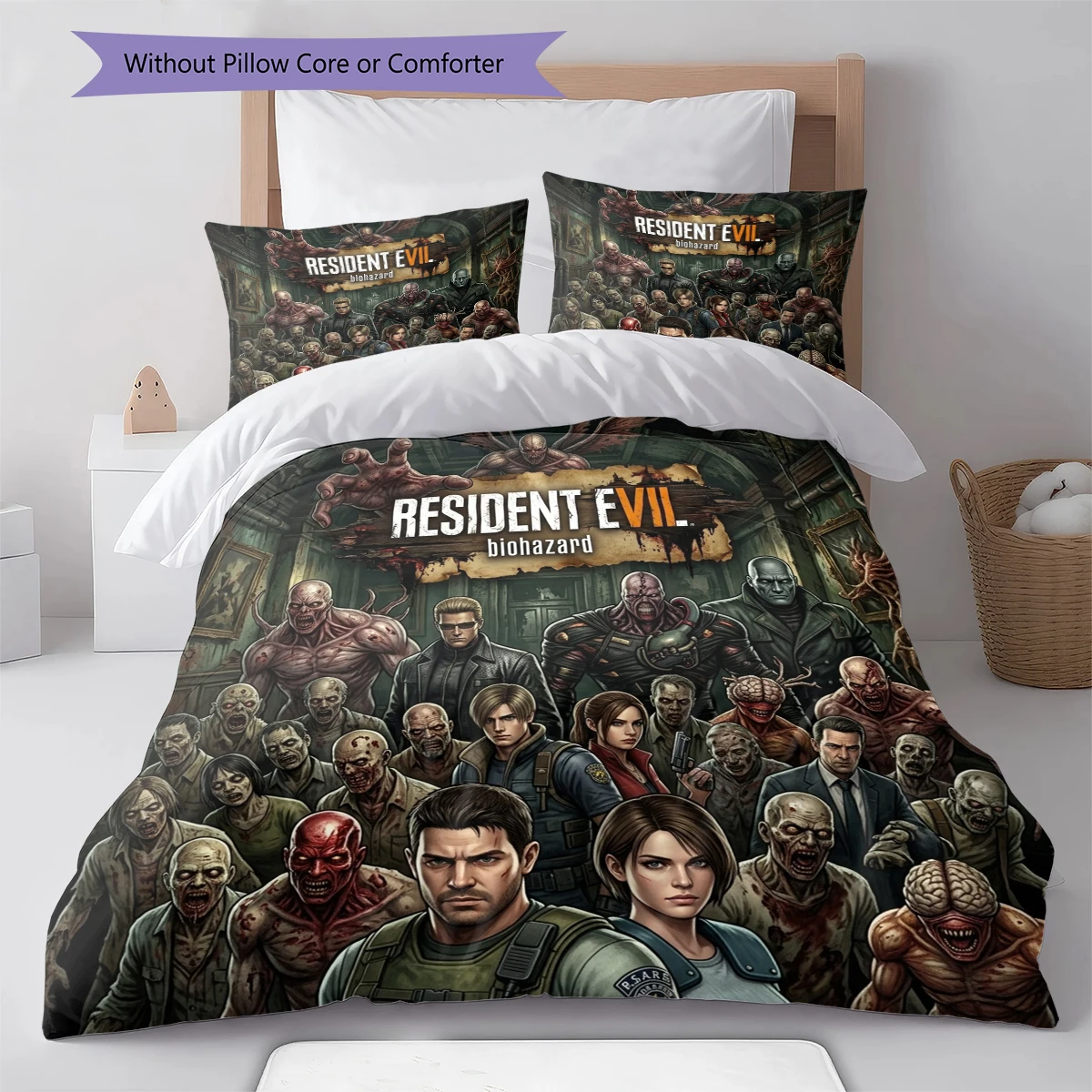 Resident Evil Comfortable Duvet Cover - Soft, Kids Bedding Gift, Multiple Sizes -HE116