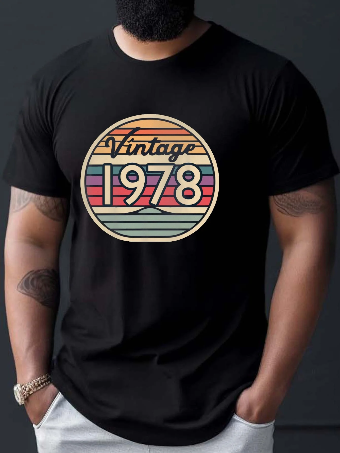 

Men's T-shirt Cotton vintage men's printed t shirt Harajuku y2k casual o collar short sleeve for men and women