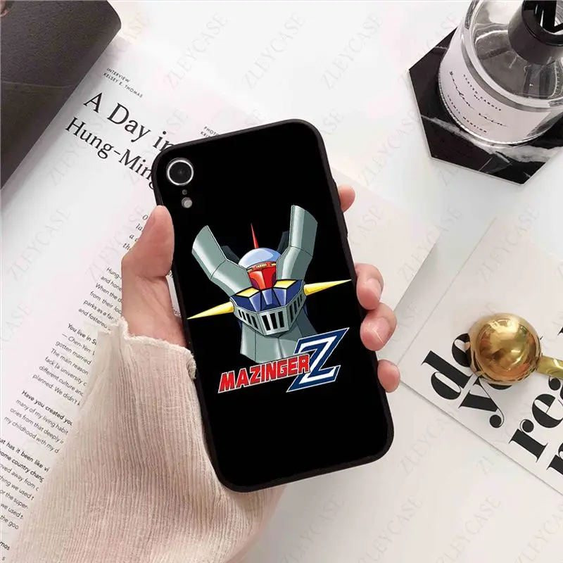 Mazinger Z funda soft phone cover for iPhone 15Pro 16pro 13PRO max 7 8 XR 14plus 11pro 12pro max 13mini SE 2020 cases coque