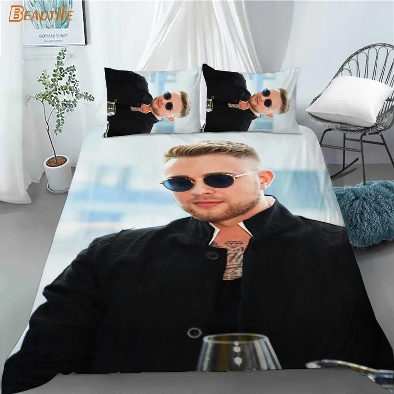 Hot Sale Егор Крид 1 Duvet Cover 2 Pillowcases Polyester Fabric Bedding Set Family Boy Kid Set Duvet Cover Set 1202