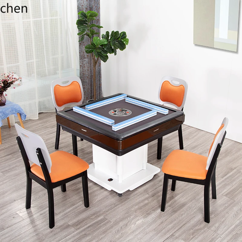 

CP simple modern rock slab roller coaster ultra-thin mahjong machine lifting automatic dining table dual-purpose