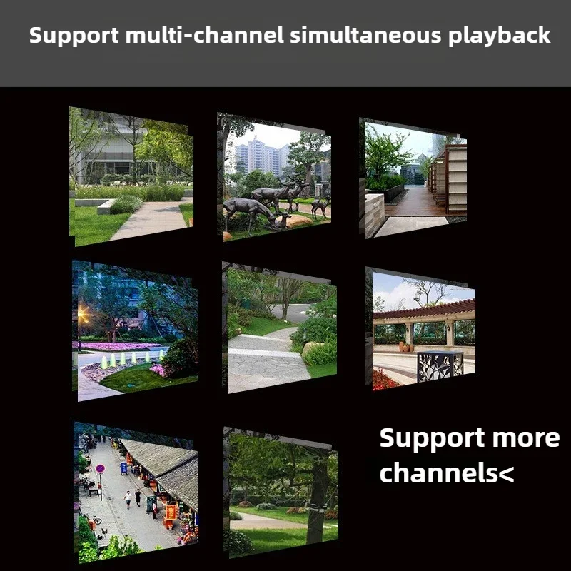 H.265 multi-channel multi-disk NVR HD 4K 8MP network hard disk recorder nvr camera nvr for cctv