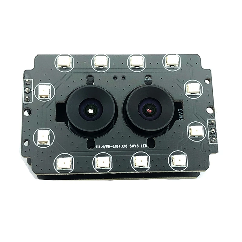 Best-1080P Dual Lens Camera Module 2MP 30FPS 1920X1080p Infrared Black And White With Digital Microphone For Machine Vision