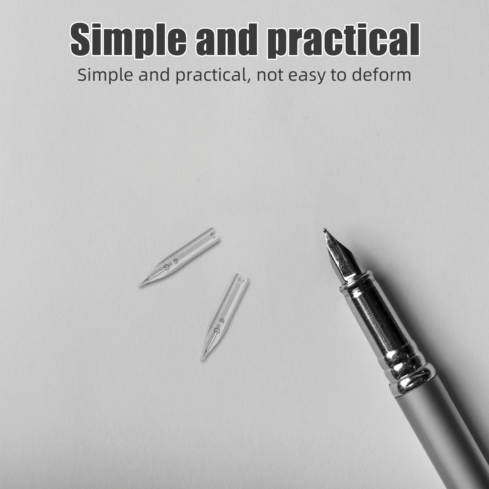 

40 шт. сменных металлических наконечников для перьевых ручек для письма, каллиграфии и рисования